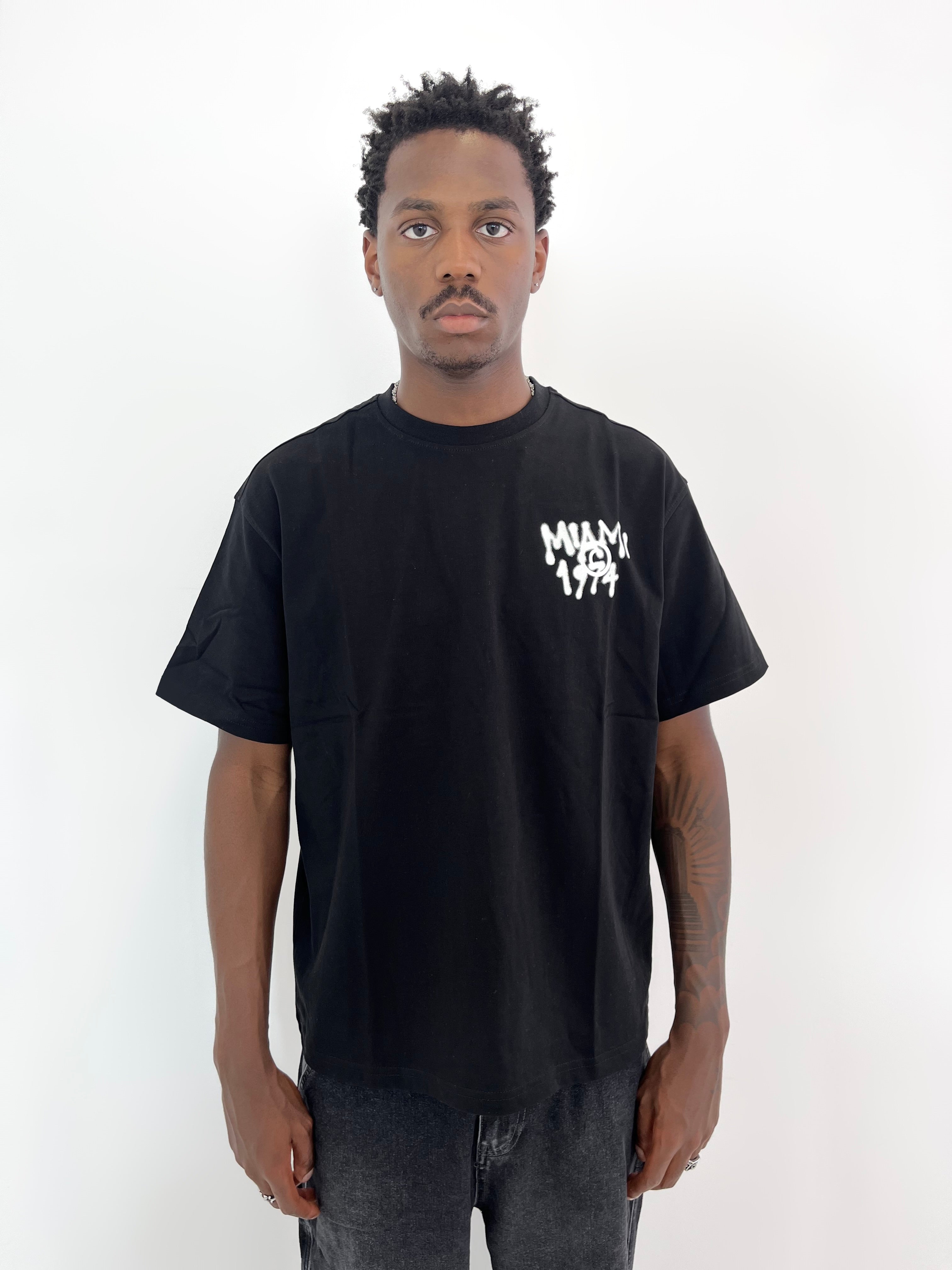 T-SHIRT MIAMI - NOIR