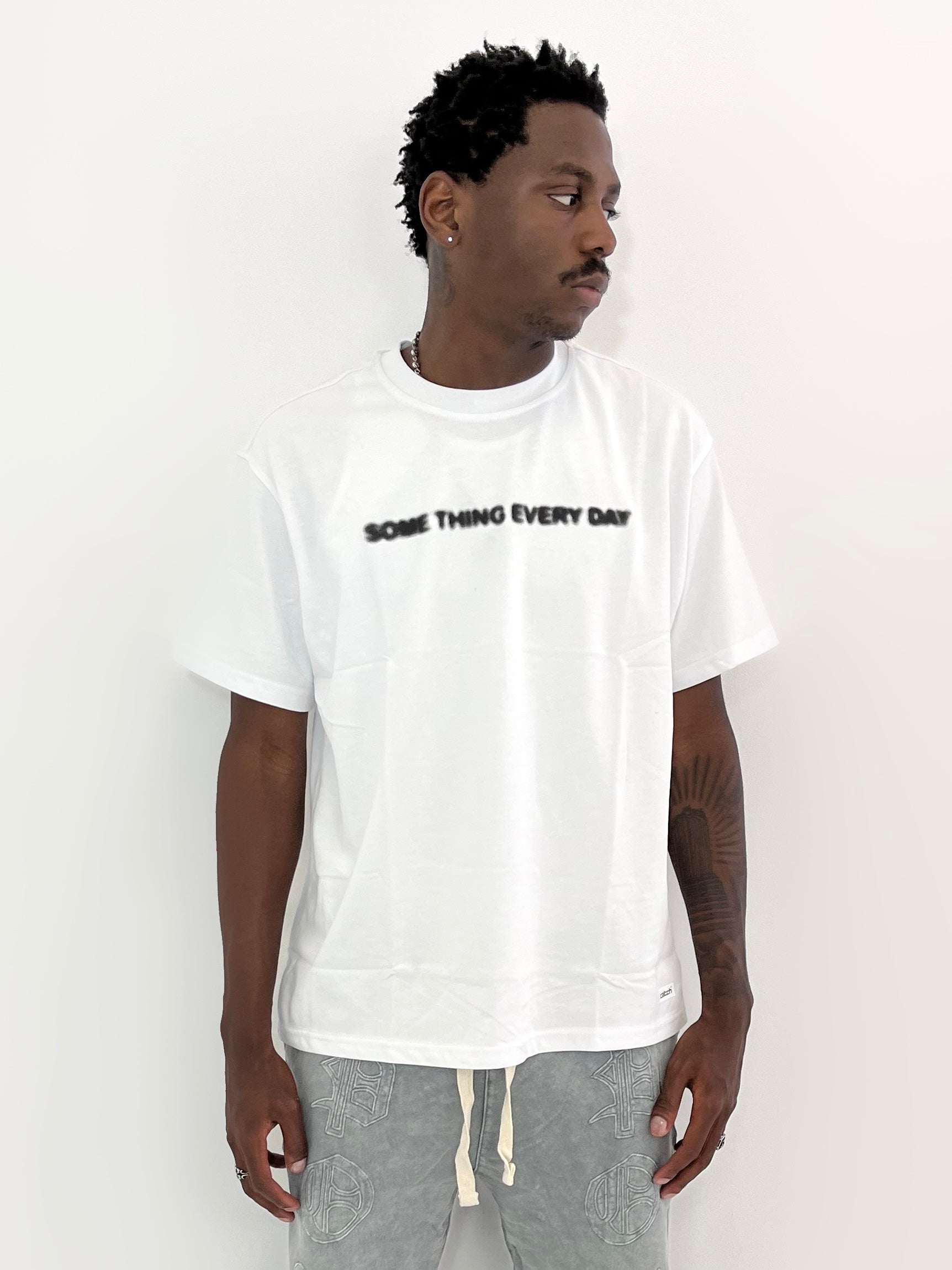 T-SHIRT STED - BLANC